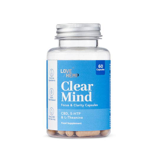 Clear Mind Capsules - Brain Health | 60 CBD Capsules