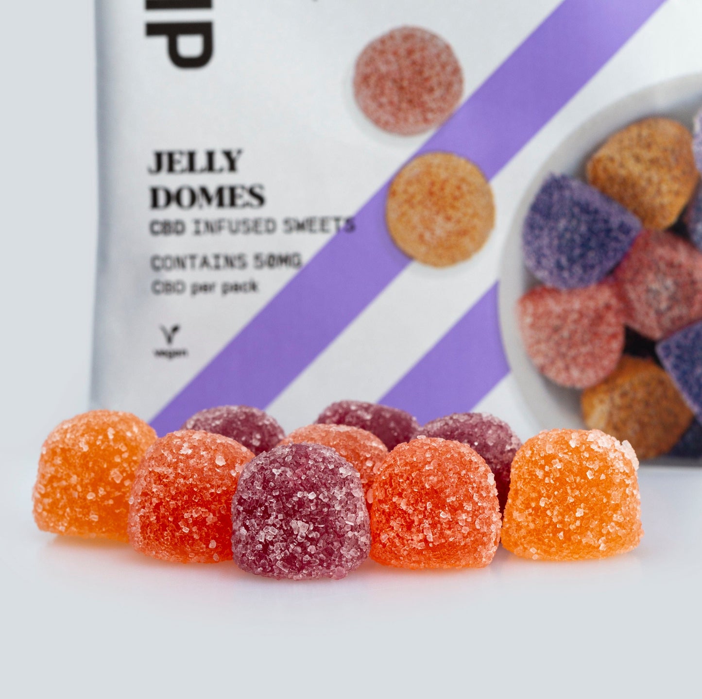 CBD Jelly Domes 50mg - 10 Sweets / 5mg CBD Each