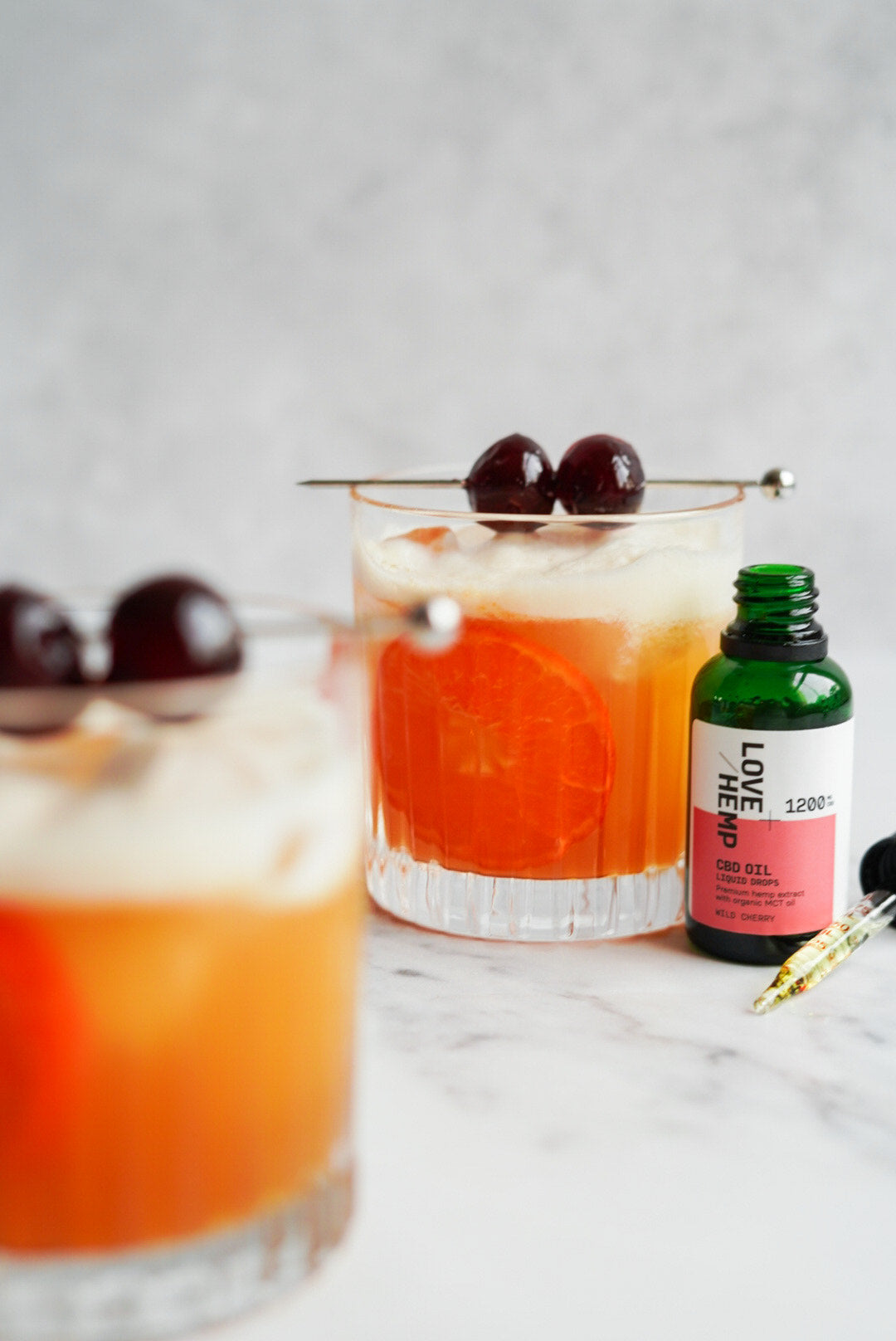 CBD-Infused Amaretto Sour