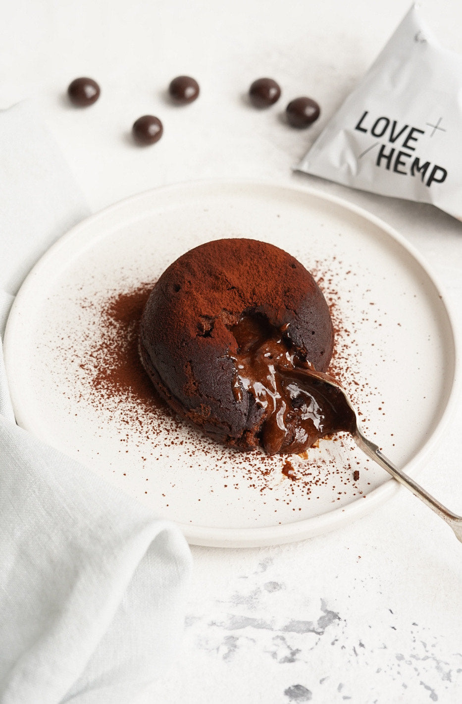 CBD-Infused Chocolate Fondant Recipe