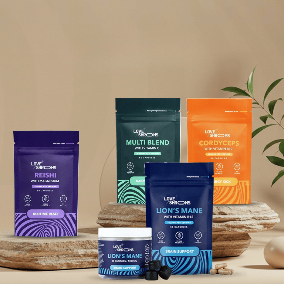 The Love Shrooms Range: Your Guide to Functional Mushrooms