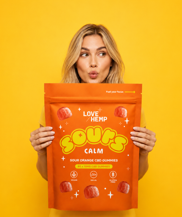 Meet Your New Obsession:  Sour Orange CBD Gummies