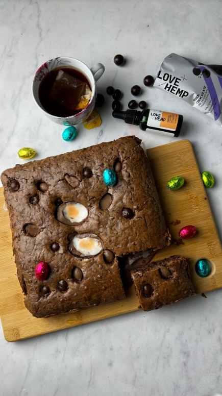 Leftover Easter Egg CBD Brownies