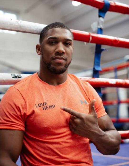 LOVE HEMP sign three-year Endorsement Agreement with two-time Heavyweight Champion of the World and Olympic gold medallist, Anthony Joshua OBE.