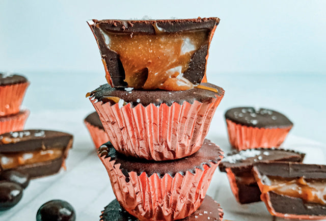 Good Mood Food: CBD Chocolate & Salted Caramel Cups