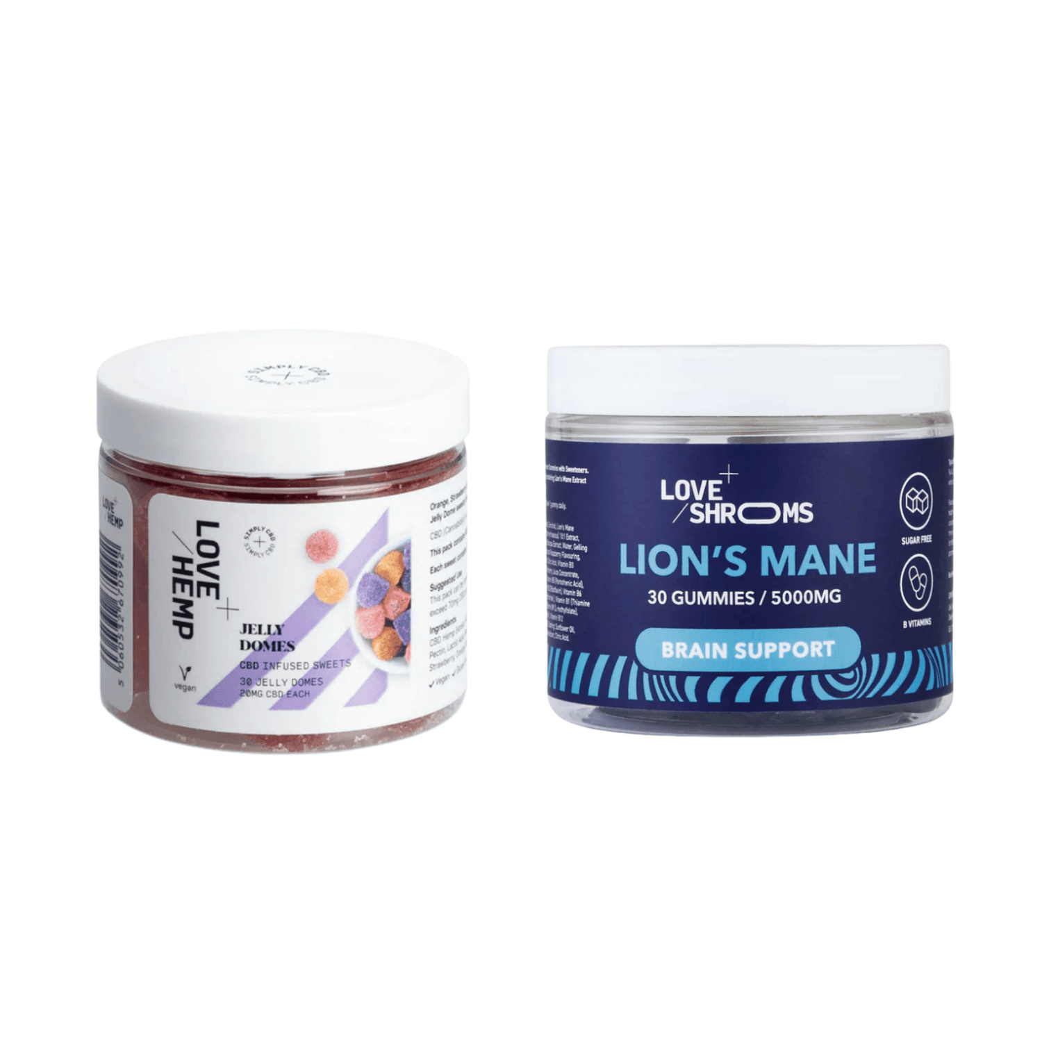 CBD Jelly Domes &amp; Lions Mane Gummy Bundle