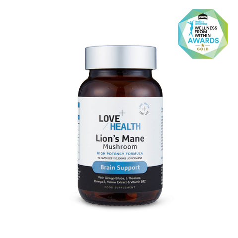 Lion's Mane Mushroom Capsules - Brain Support | 90 Capsules