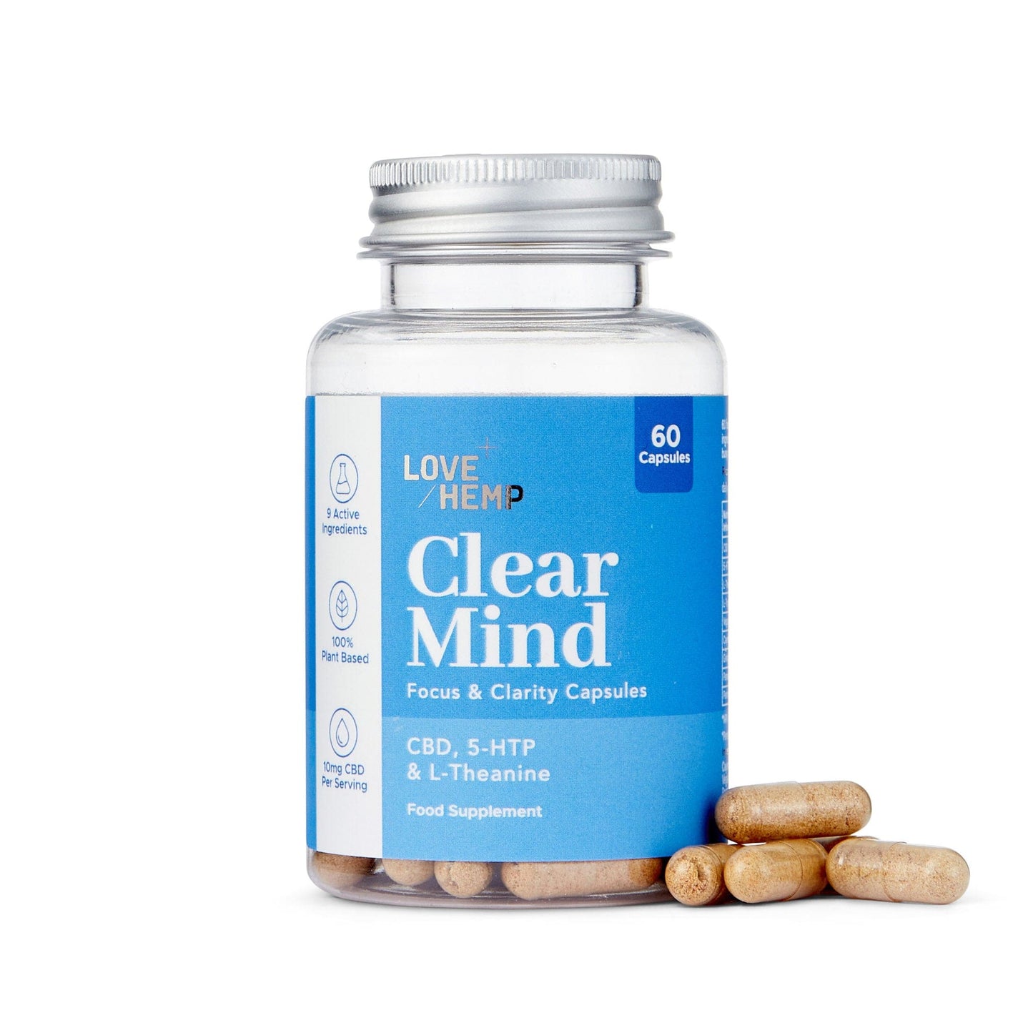 Clear Mind Capsules - Brain Health | 60 CBD Capsules