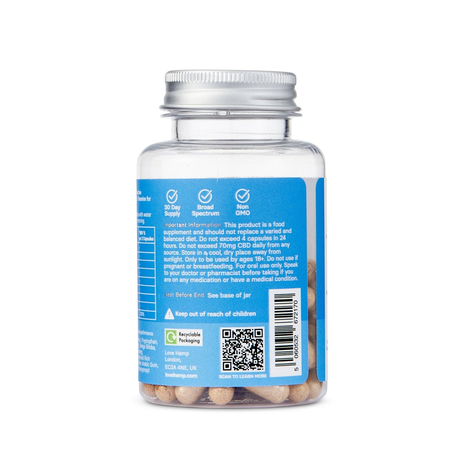 Clear Mind Capsules - Brain Health | 60 CBD Capsules Success information