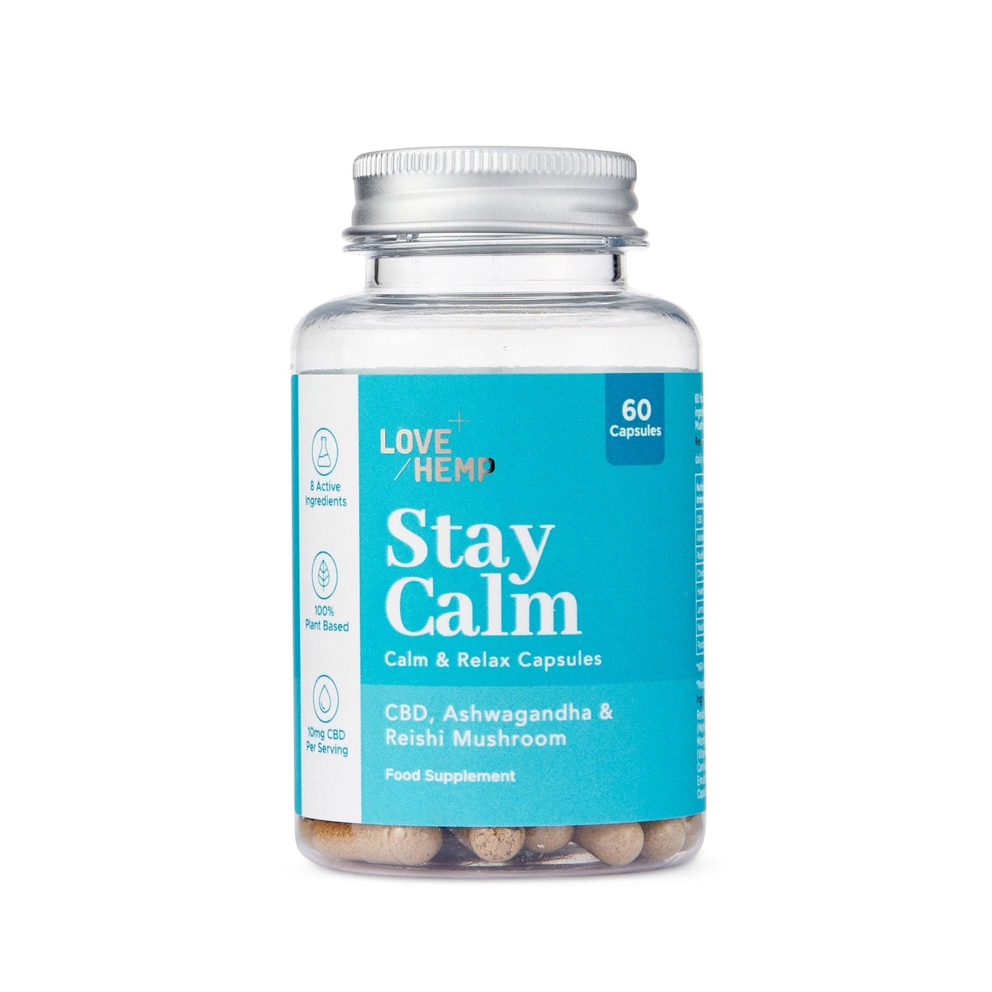 Stay Calm Capsules - Mood Support | 60 CBD Capsules