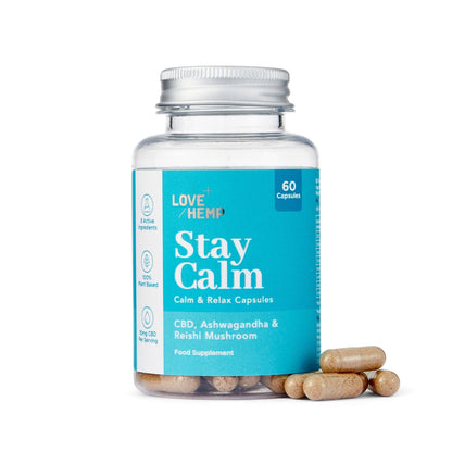 Stay Calm Capsules - 60 CBD Capsules