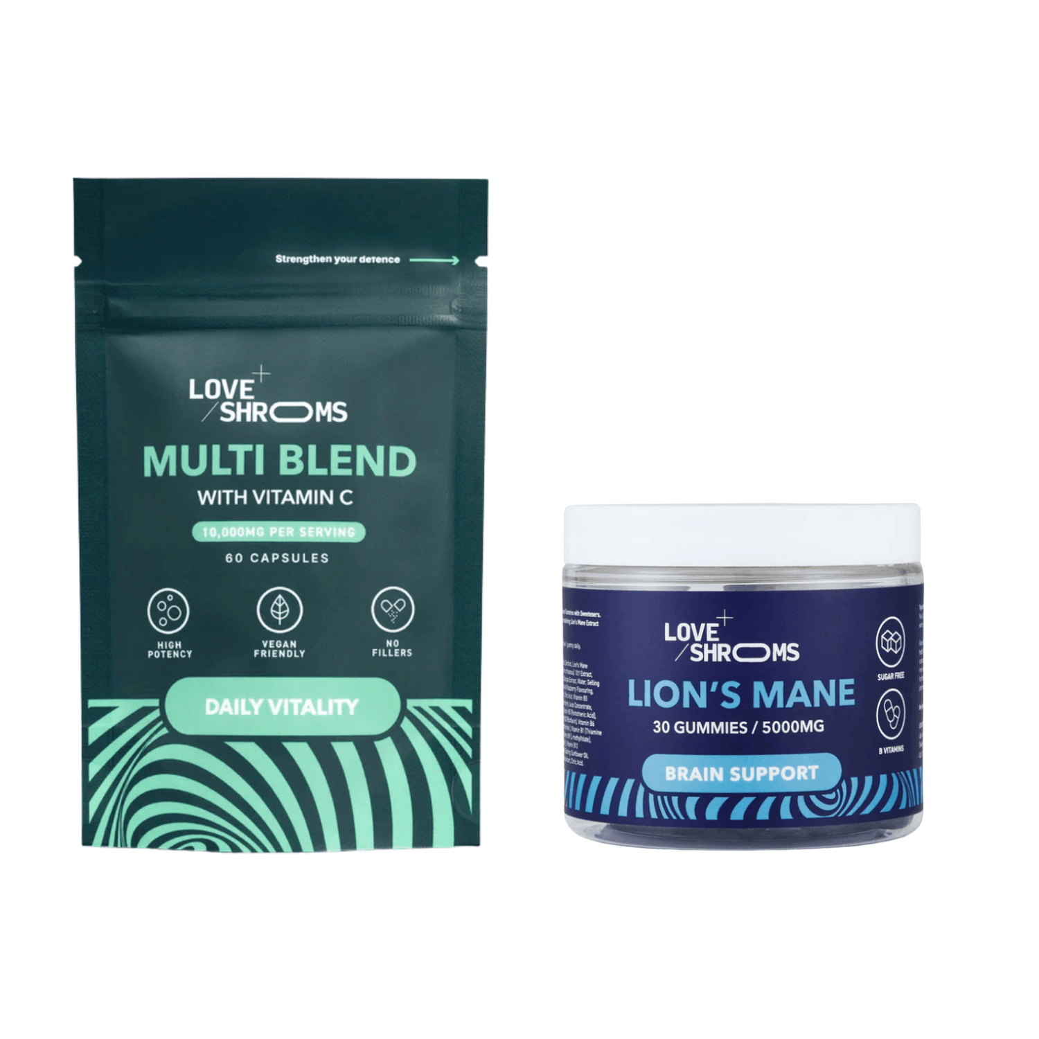 Love Shrooms Multi Blend &amp; Lion&