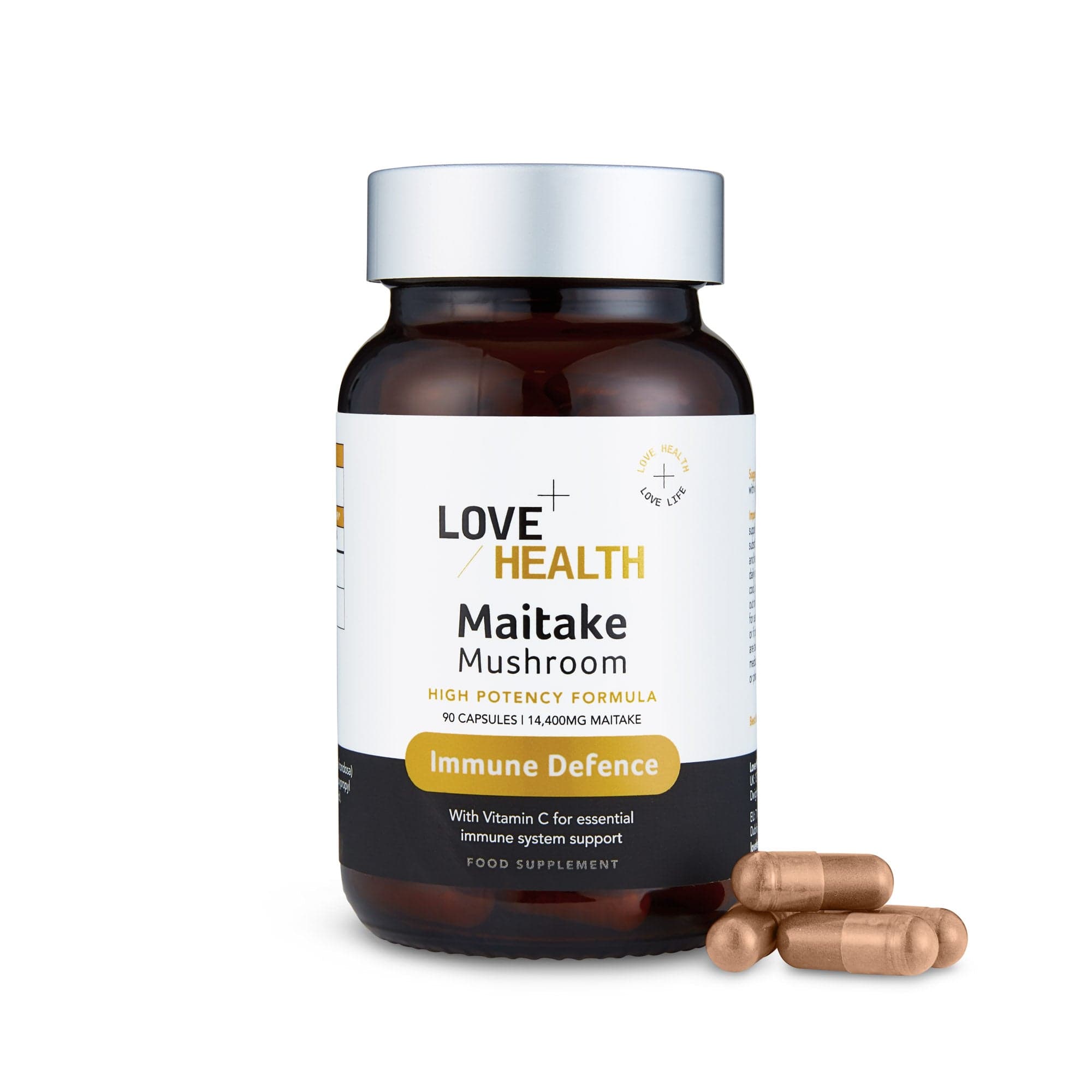 Maitake Mushroom Capsules - Immune Support | 90 Capsules