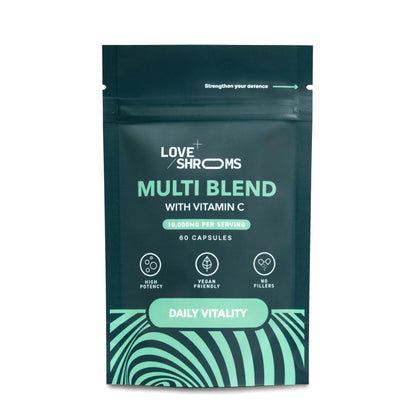 Love Shrooms Multi Blends - Daily Vitality | 60 Capsules