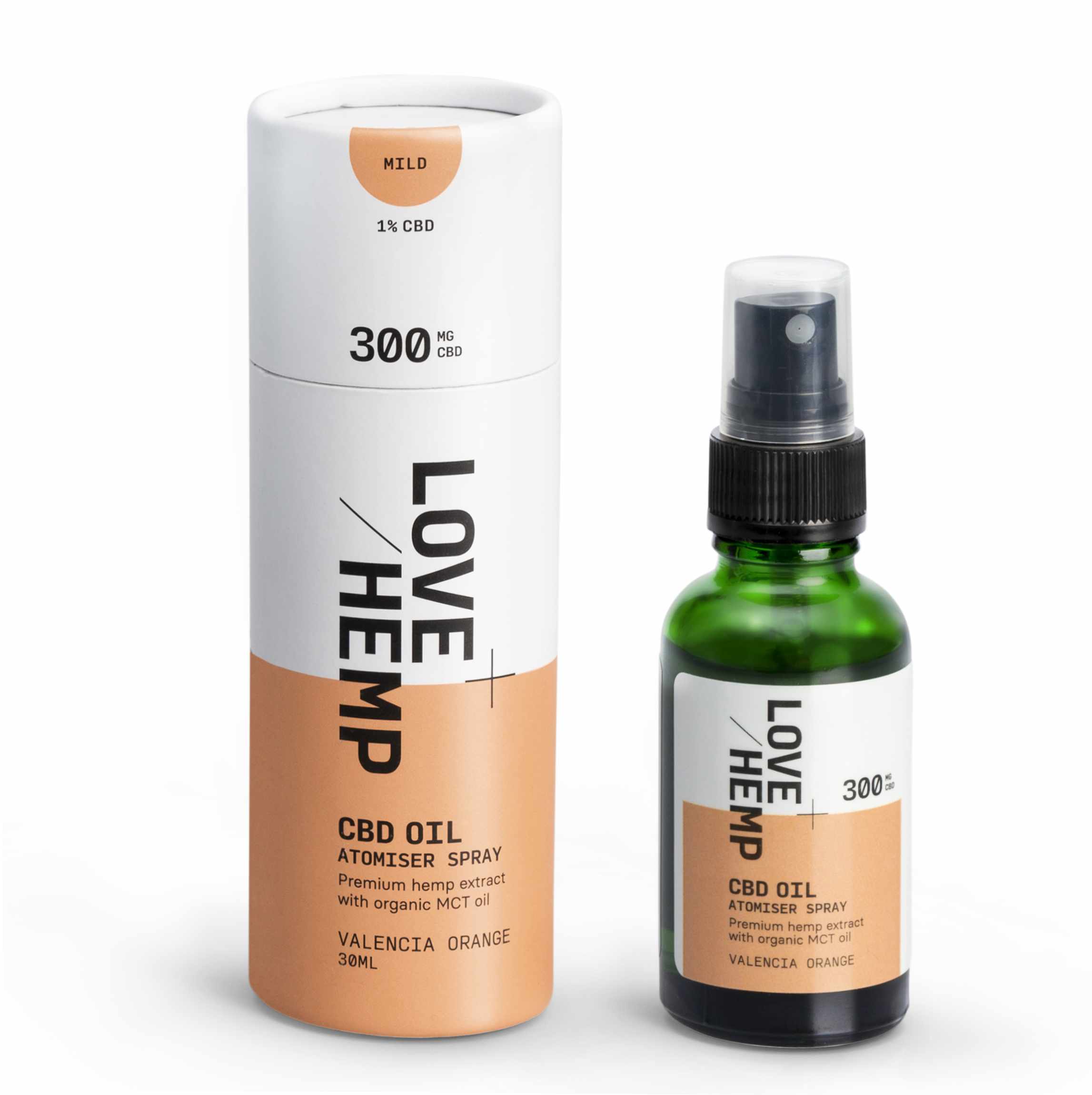 CBD Oil Spray 300mg valencia orange