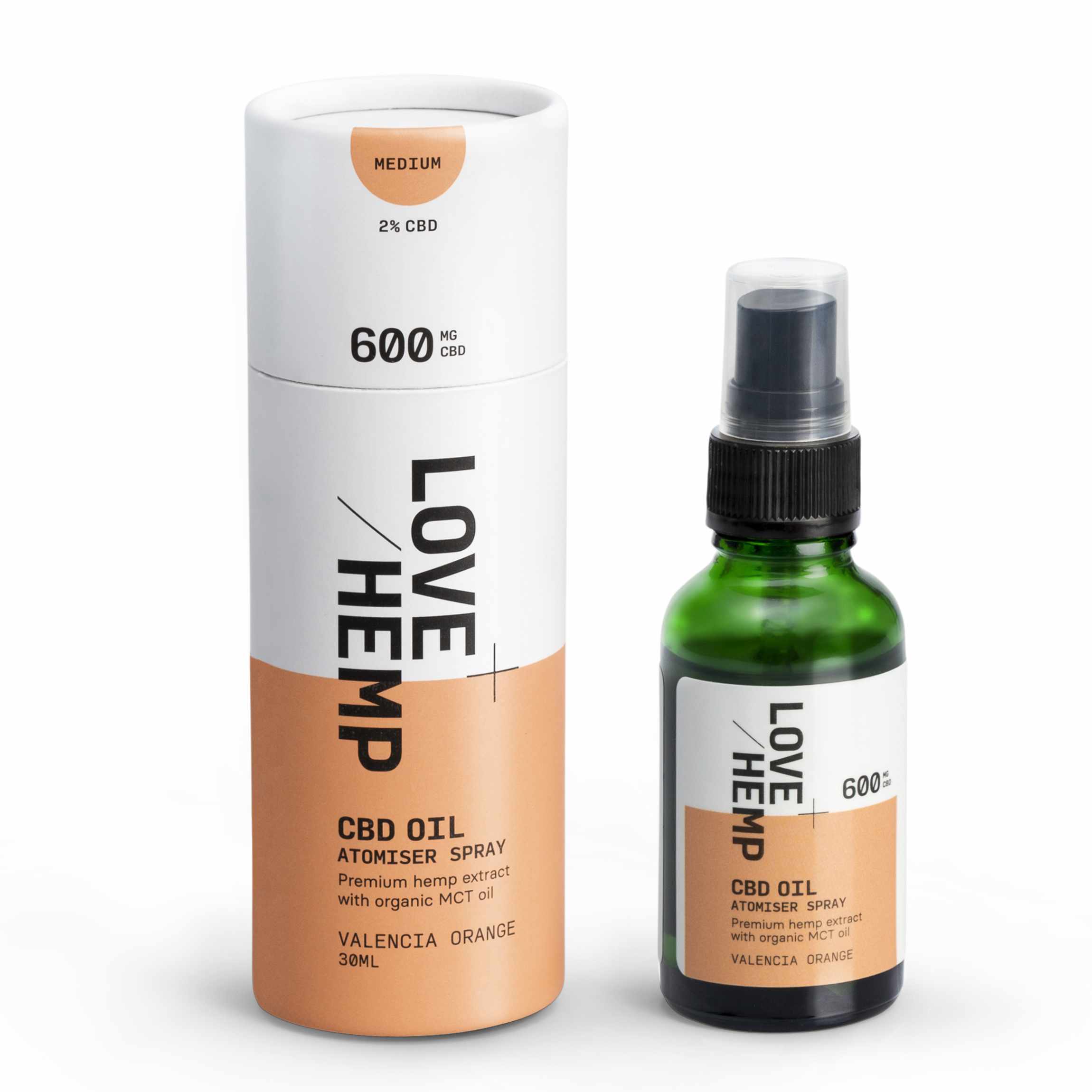 CBD Oil Atomiser Spray 600mg Valencia Orange