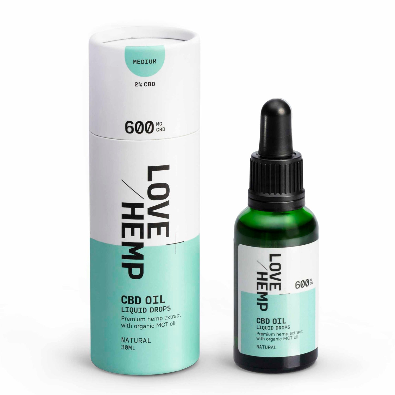 CBD Oil Drops 600mg natural