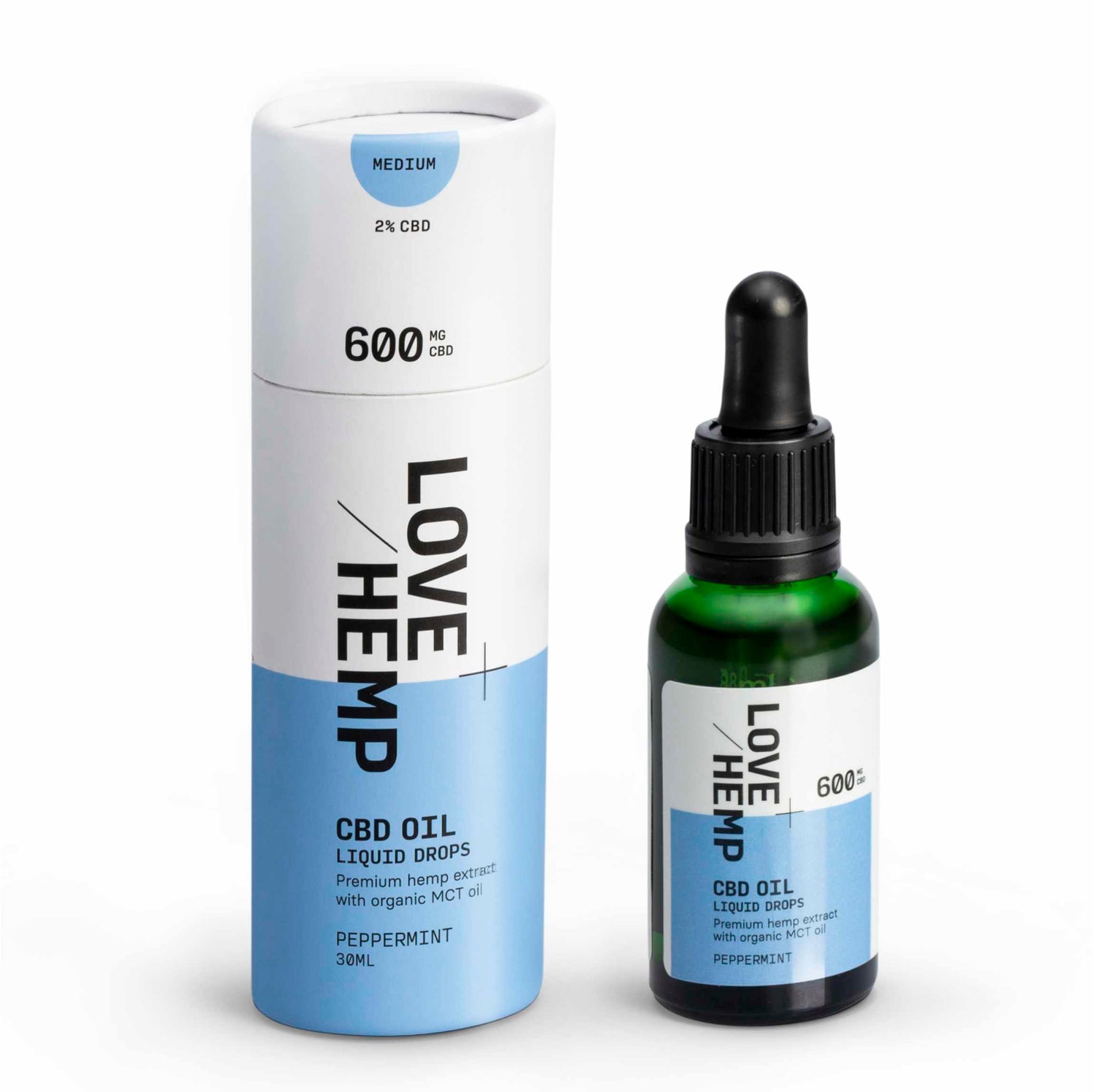 CBD Oil Drops 600mg peppermint