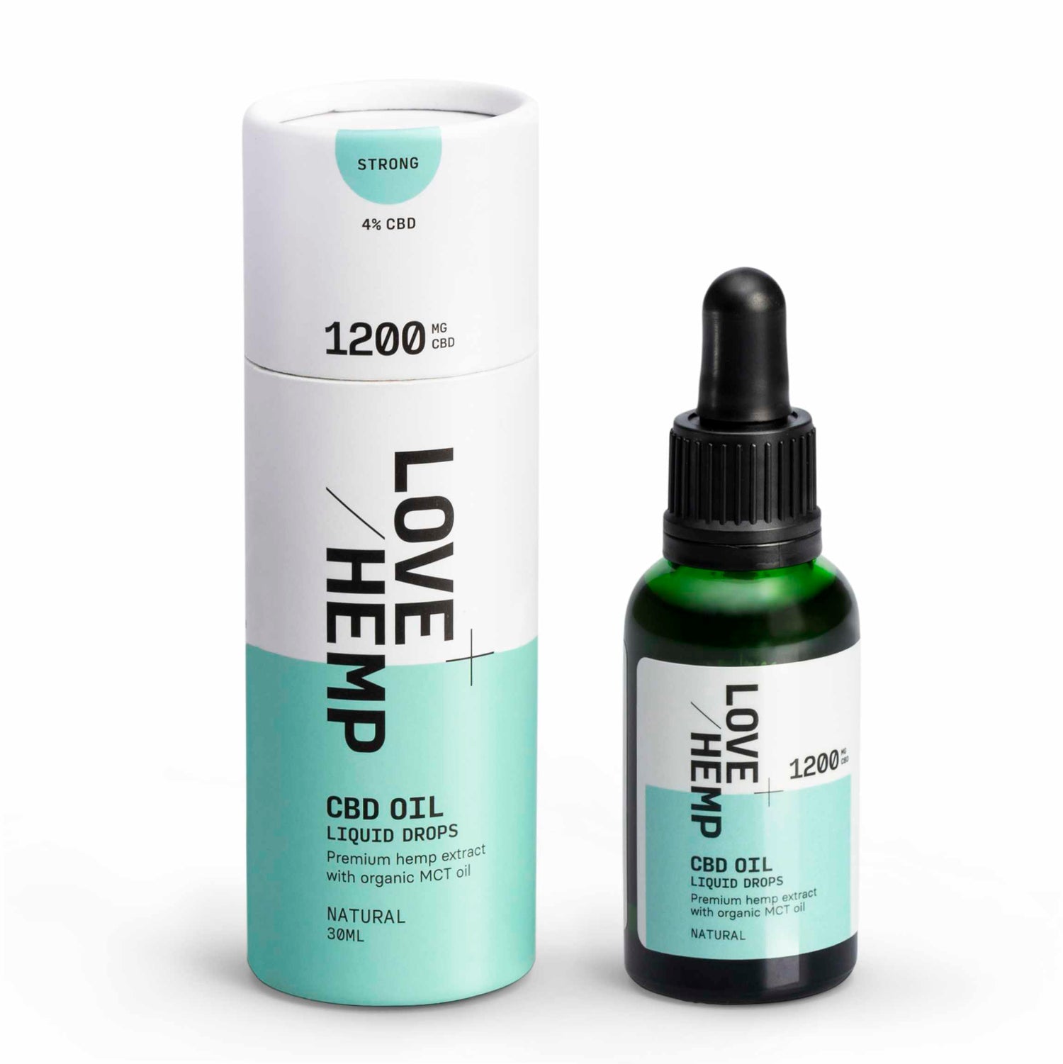 CBD Oil Drops 1200mg natural