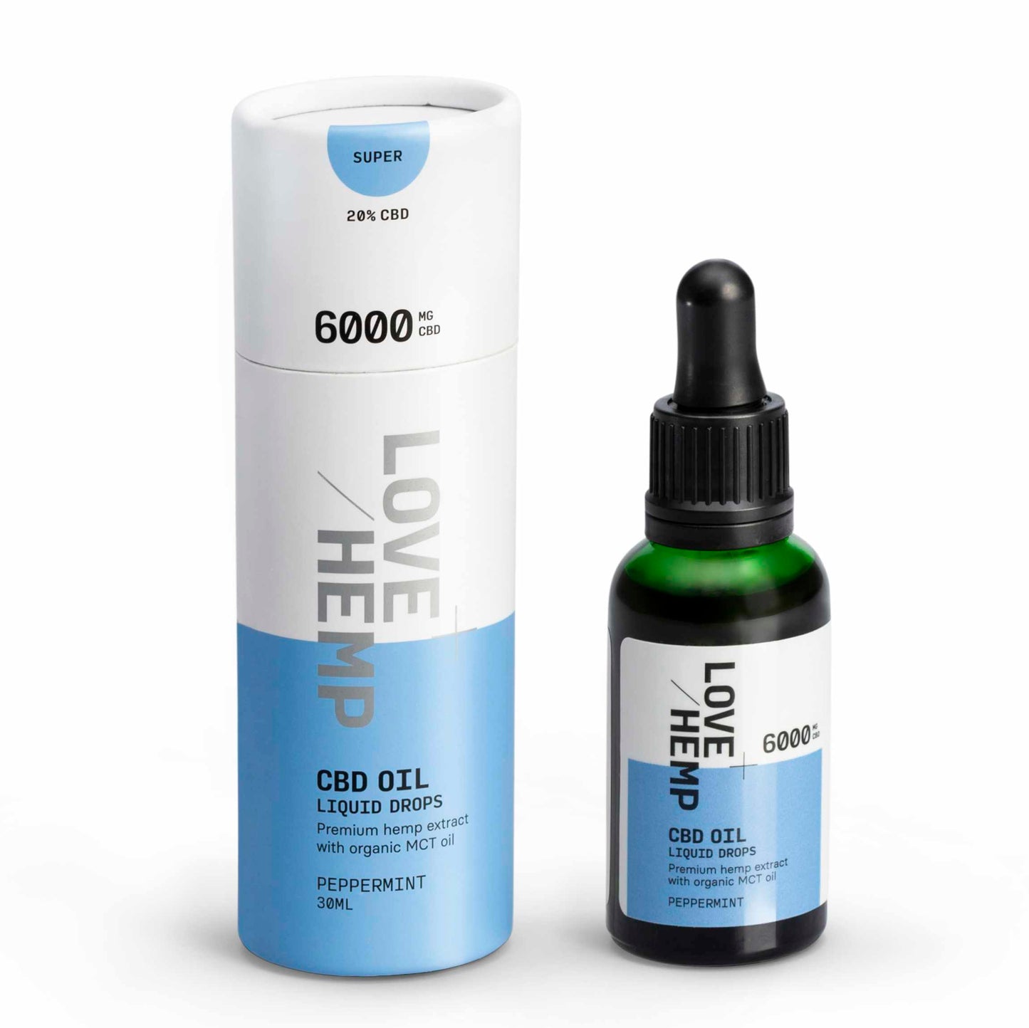 CBD Oil Drops 6000mg - Super Strong / 20% / 30ml